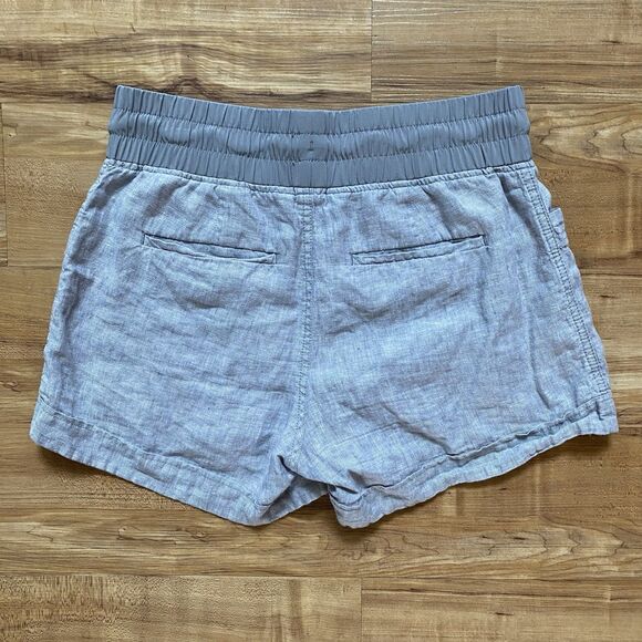 ATHLETA 4 Cabo Linen 4" Shorts Pull On Drawstring Beach Casual Summer Lounge - Picture 13 of 16